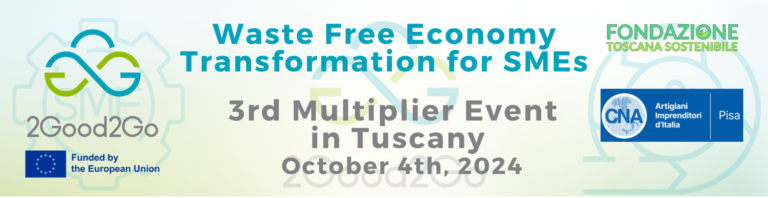 Third appontment for the italian 2Good2Go multiplier event, with the focus on project results